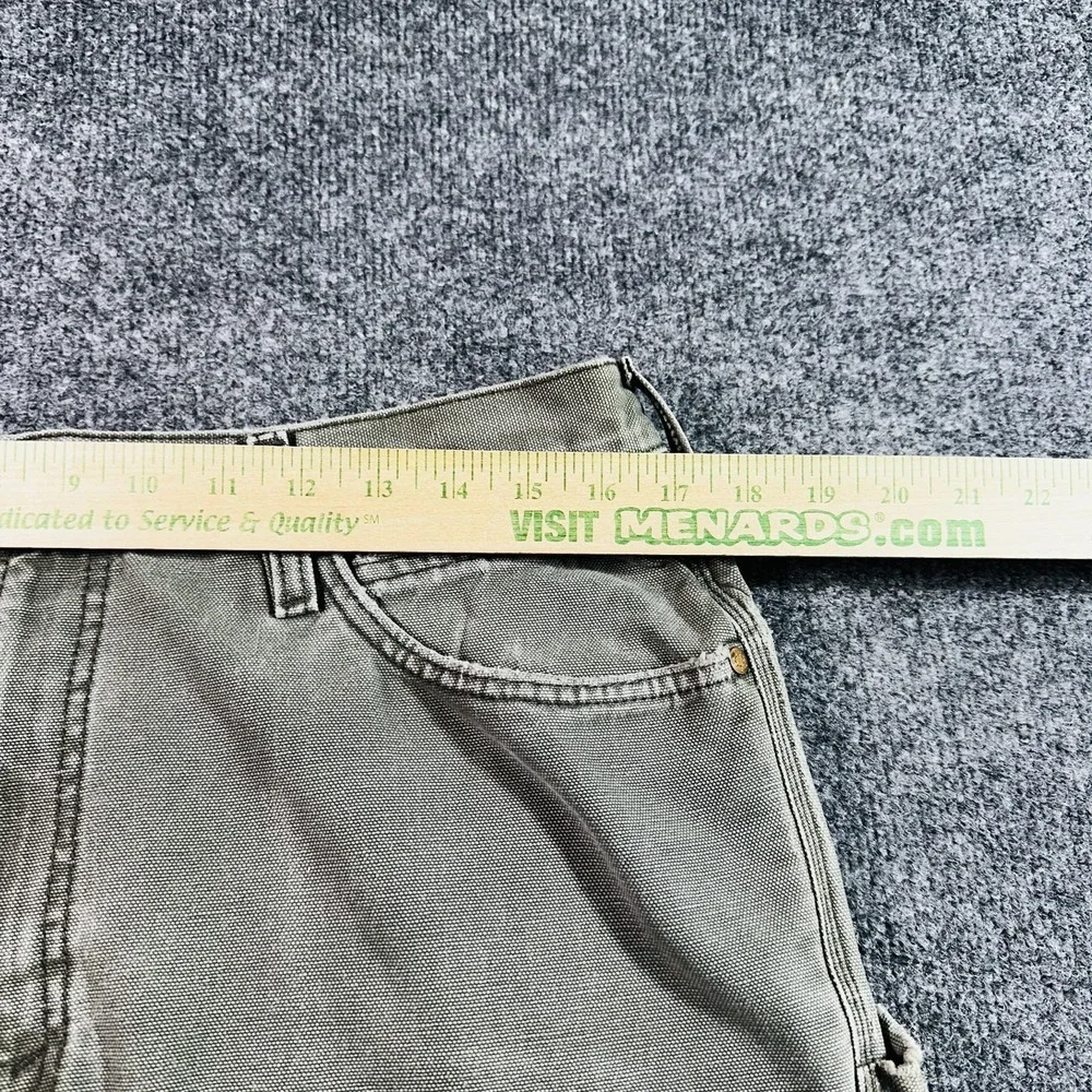 Levis 550 Canvas Jeans Men Fit 36x30 Green Carpenter Relaxed Tapered Vintage Y2K